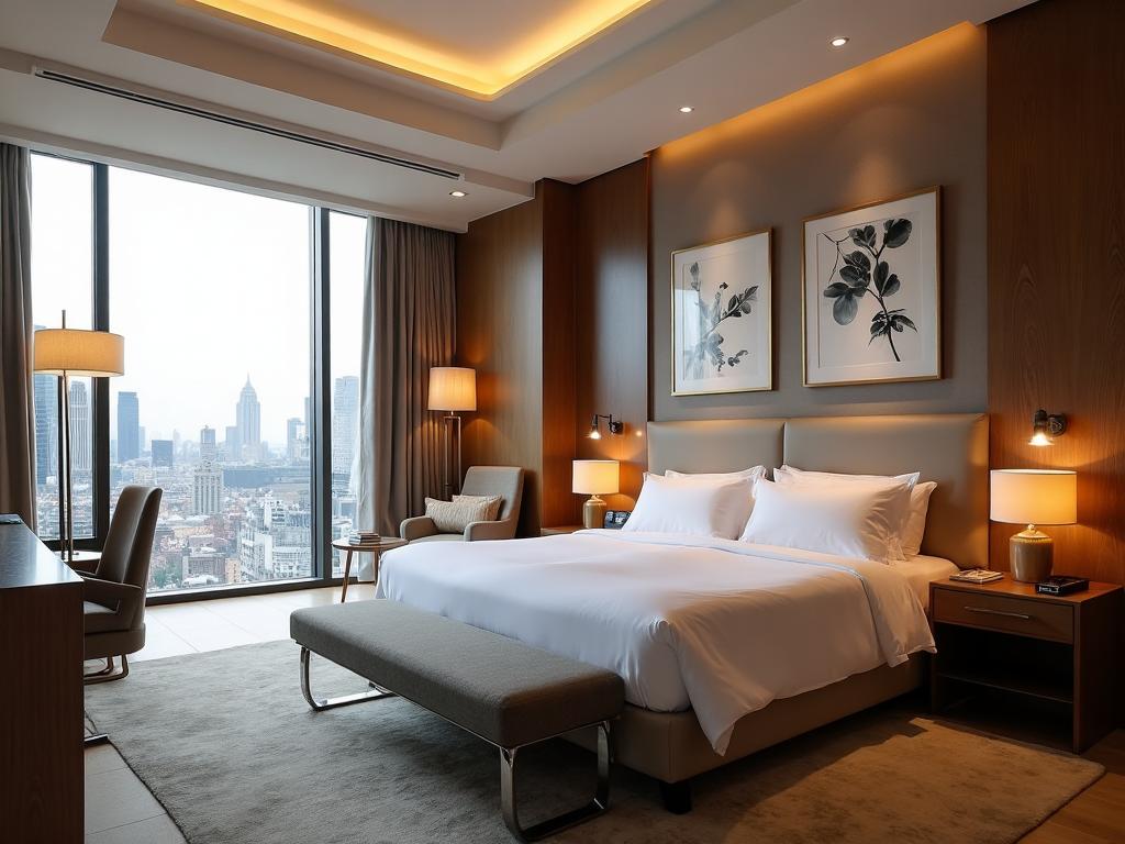 Deluxe Room — king size bed